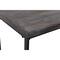 Black Contemporary Metal Console Table, 33&#x22; x 52&#x22;